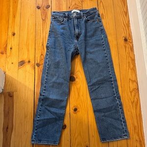 Abercrombie & Fitch Ankle Straight Ultra High Rise